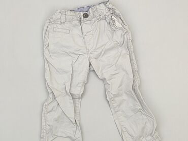 grube szare rajstopy: Denim pants, H&M, 12-18 months, condition - Very good