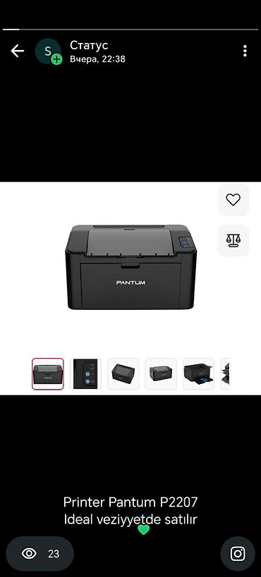 Ofis avadanlığı: Yeni printer ideal veziyyetde Yeni çip, üstünde toner Ve kağız elave — 1