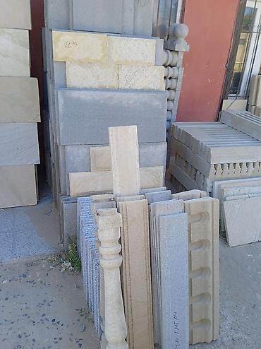 su dashi: Qumdaşı üzlük və dekorativ elementlər - Material: təbii qumdaşı - — 7