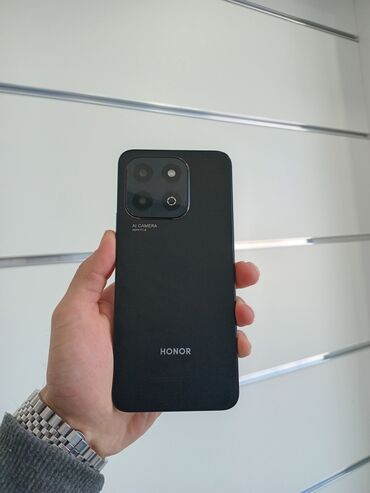 mingecevirde ucuz telefonlar: Honor X6b, 128 ГБ, цвет - Черный, Кнопочный, Отпечаток пальца