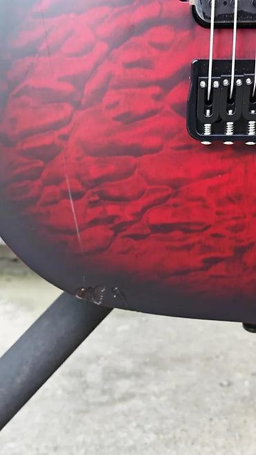 Gitare: HARLEY BENTON AMAROK-7 BKRD QUILTED BURST ELEKTRIČNA GITARA | — 6