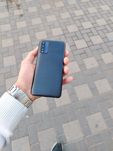 Xiaomi: Xiaomi Redmi 9T, 128 GB, rəng - Qara, 
 Düyməli, Barmaq izi, Face ID