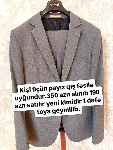 qol saatlari satisi: Kostyum, Demisezon, 7XL, rəng - Boz — 1