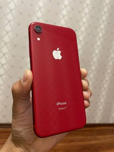 чехол на xr: IPhone Xr, Колдонулган, 256 ГБ, Кызыл, Кулакчындар, Заряддоочу түзүлүш, Коргоочу айнек, 77 %