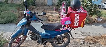4 tekerli moped: Çatdırılma üçün motosiklet və termal çanta dəsti - Tip: Skuter tipli — 4