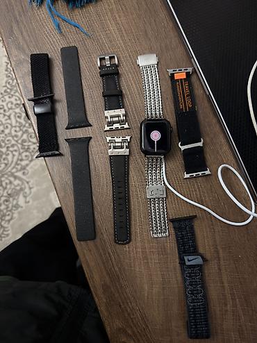 серебряные часы: Apple Watch 8 45mm Состояние отличное. Без царапин АКБ 86% на сутки — 1