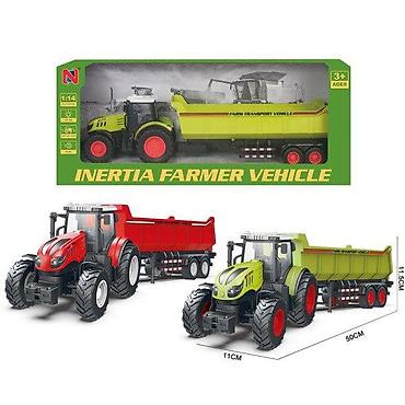gemo sandale: Traktor sa prikolicom – Teddy Kids (Šifra: 89) Realističan set — 1