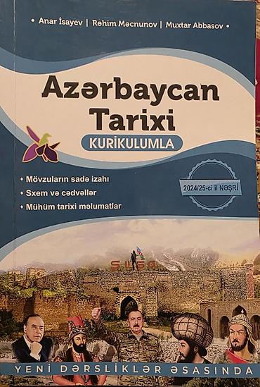 Книги и журналы: Məhsul: “Azərbaycan Tarixi – Kurikulumla” (2024/25-ci il nəşri) — 1