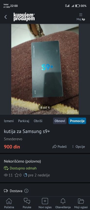 telefone: Kutija za Samsung s9+