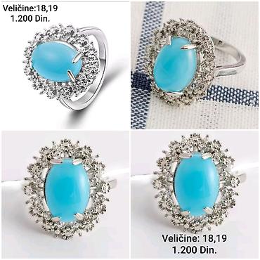 blackpink stvari: Elegantni posrebreni prsten od hirurskog čelika sa žigom S925,sa — 2