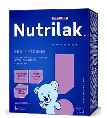 нан смесь: Детские сухие молочные смеси: 1) Nutrilak Premium Безлактозный, 350 г — 1