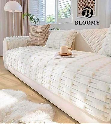 bacač diska: BLOOMY presvlaka/prekivač za trosed i naslone – mekani pliš 🌸 FLEKERI — 5