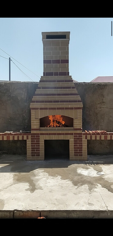 Manqallar, qrillər, barbekyu: Manqallar istediyiniz ölçüde ve formada oda davamlı kerpiclə — 1