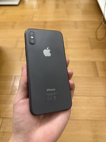 телефоны айфон х: IPhone X, Б/у, 256 ГБ, Jet Black, 82 %
