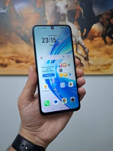 телефон fly evo chic 4: Honor X7b, 128 ГБ, цвет - Зеленый, Отпечаток пальца
