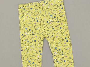 legginsy z bawełny organicznej: Legginsy dziecięce, So cute, 3-4 lat, 104, stan - Idealny