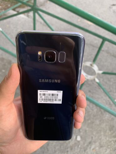 инструменты для телефона: Samsung Galaxy S8 Plus, Колдонулган, 64 ГБ, түсү - Кара, 1 SIM, 2 SIM