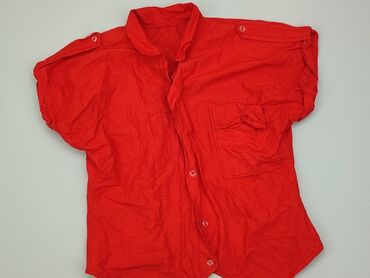 czerwona bluzki damskie krótki rękaw: Bluzka Damska, S, stan - Dobry