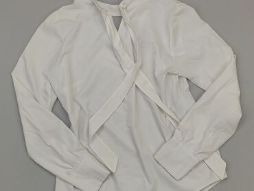 bluzki białe długi rekaw: Сорочка жіноча, S, стан - Хороший