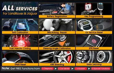 Alati za automobile: Novo - LAUNCH X431 OBD2 za JRL-LandRover & Jaguar Za podržane — 7