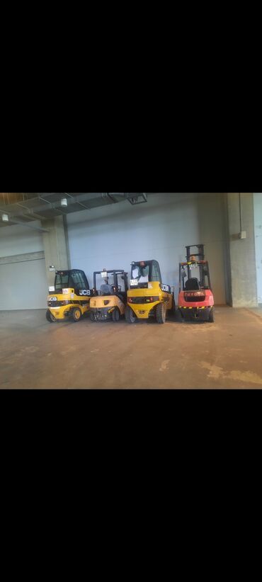 Hazır biznes: Forklift icarəsi – JCB və Toyota - Markalar: JCB və Toyota - Yanacaq