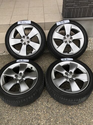 оригинальные диски бмв е34: Литые Диски R 17 Toyota, Комплект, отверстий - 5, Б/у