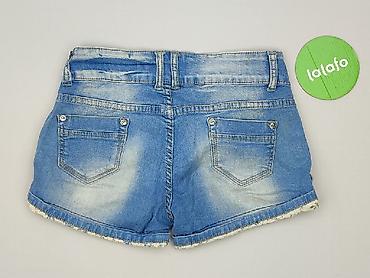 biale flared jeans: Wave, Szorty damskie, rozmiar M — 3