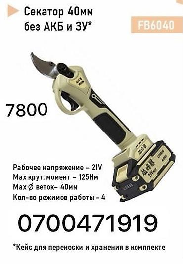 электро сикатор: Ручные секаторы, Платная доставка, Самовывоз, Бесплатная доставка — 1