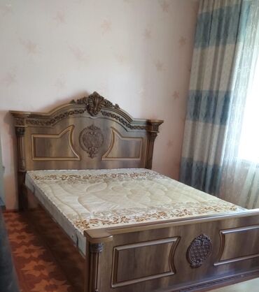 мебель деревянная: Спальный гарнитур, Двуспальная кровать, Новый