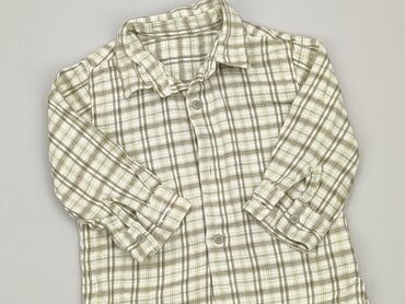 koszula w kratę zielona: Bluzka, George, 6-9 m, stan - Dobry