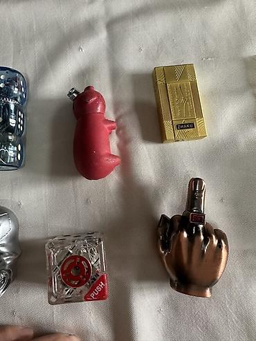 Зажигалки: Коллекция зажигалок — набор из различных моделей и форм каждая по — 15