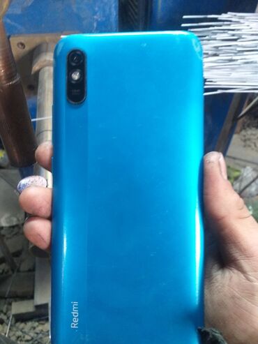 телефоны за 8000 сом: Xiaomi, Redmi 9A, Б/у, 64 ГБ, цвет - Голубой, 2 SIM