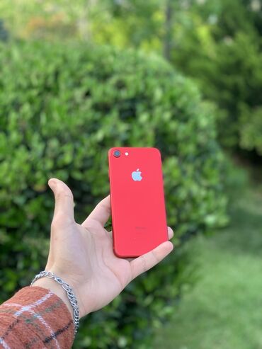 iphone 6 pulus: IPhone 7, 128 GB, Qırmızı, Barmaq izi