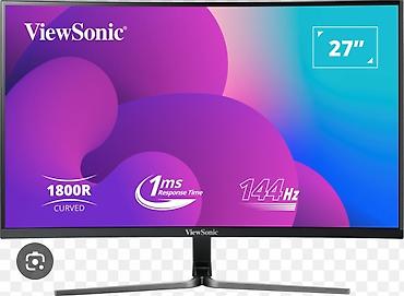 проекционный экран: Монитор, ViewSonic, Б/у, LED, 27" - 28" — 1