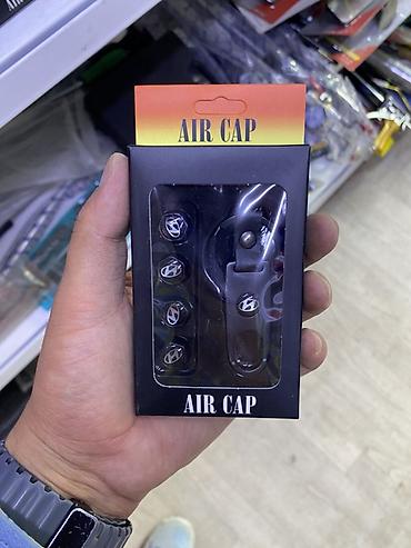 Набор колпачков на ниппели AIR CAP с логотипом Hyundai. В комплект at lalafo.kg Набор колпачков на ниппели AIR CAP с логотипом Hyundai. В комплект