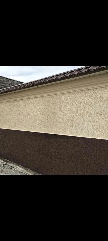 Fasad işləri: •Fasadda müxtəlif naxış formasında Tarsofka, Boya, Reng, Dekorativ — 13