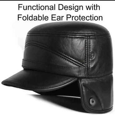 Baş geyimləri: Papaq, S/56, rəng - Qara — 7