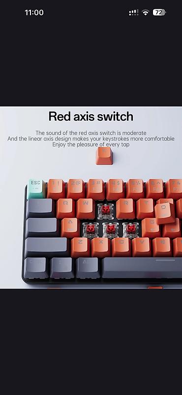 rampage v902 ikinci el: Klaviatura - MUCAI MKA610B. RGB, Mexaniki (Red Switch) Duymeler — 9