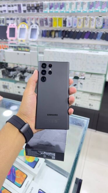 onlayn telefon kredit: Samsung Galaxy S22 Ultra, 256 GB