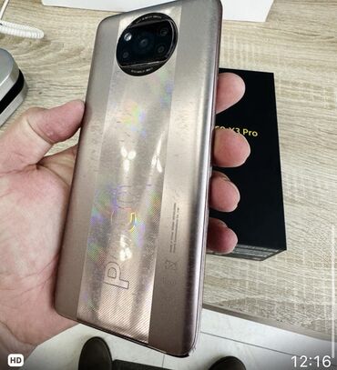 Poco: Poco X3 Pro, 128 GB, rəng - Boz, Barmaq izi