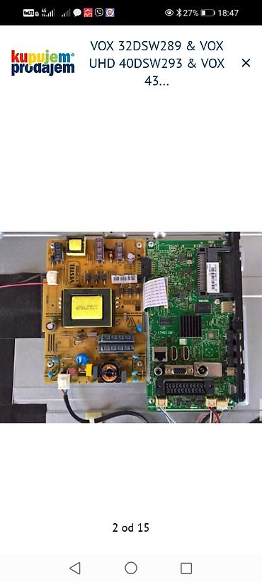 Aksesoari za TV i video: VOX LED televizori – delovi i ploče Dostupni delovi i oznake sa — 3
