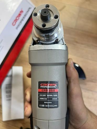 Инструменты: Углошлифовальная машина (болгарка) CROWN Professional CR8 252 — 2