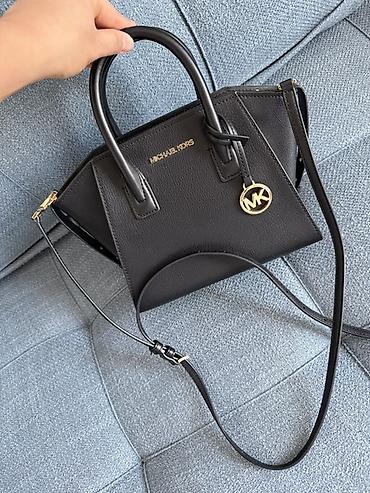 баа: Сумка Michael Kors оригинал - Цвет: черный, фурнитура — золото - Две — 3