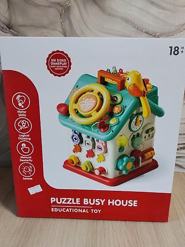 my home: Развивающий центр Puzzle Busy House (Educational Toy), 18M+ — 2
