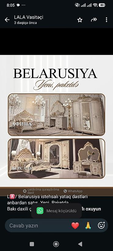 L🅰/ Belarusiya istehsalı yataq dəstləri anbardan satış. Yeni. Paketdə