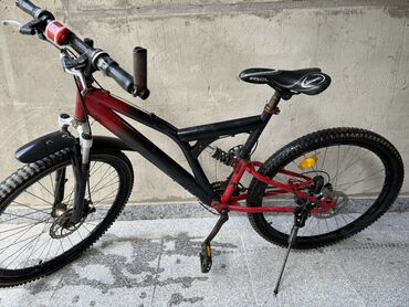 velosiped amartizator: İşlənmiş Dağ velosipedi 26", sürətlərin sayı: 21, Ünvandan götürmə