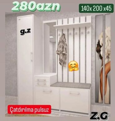 şifanerler: Dəhliz dolabı, Düz dolab