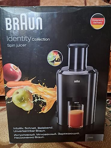 Braun Identity Collection J300 şirəçəkən (Spin Juicer) - Dizayn