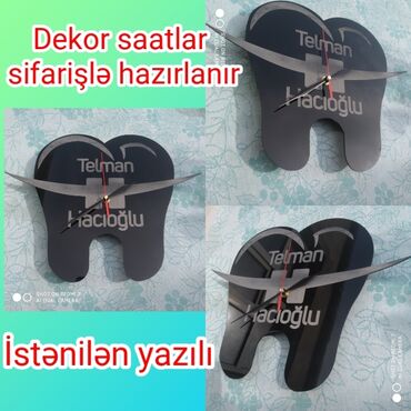 Ev saatları: Divar saatları, Mexaniki, Saniyə əqrəbi — 3