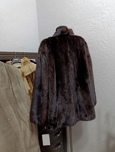 Шубы: Шуба, Норка, Короткая модель, Канада, 2XL, 3XL — 7